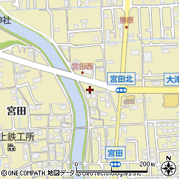 兵庫県姫路市勝原区宮田218周辺の地図