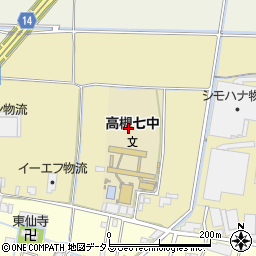 大阪府高槻市西面北周辺の地図