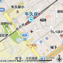 愛知県豊川市牛久保町城跡15周辺の地図