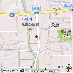 静岡県浜松市浜名区永島656周辺の地図