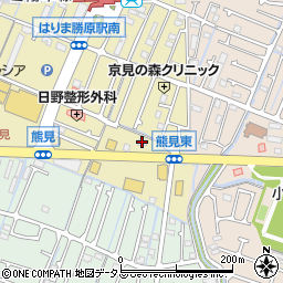 神戸白十字勝原店周辺の地図