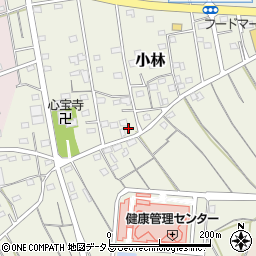 静岡県浜松市浜名区小林1591-1周辺の地図