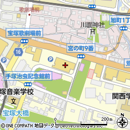 兵庫県宝塚市武庫川町7-23周辺の地図