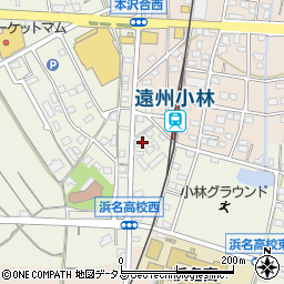 静岡県浜松市浜名区小林1448周辺の地図