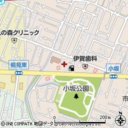 兵庫県姫路市広畑区小坂91周辺の地図