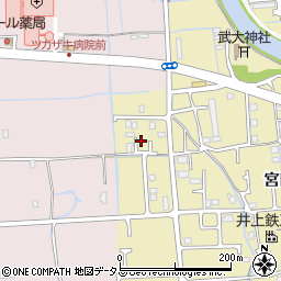 兵庫県姫路市勝原区宮田549-5周辺の地図
