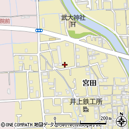 兵庫県姫路市勝原区宮田574-5周辺の地図