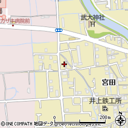 兵庫県姫路市勝原区宮田541周辺の地図