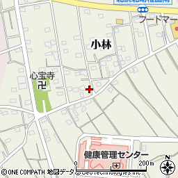 静岡県浜松市浜名区小林1589-1周辺の地図
