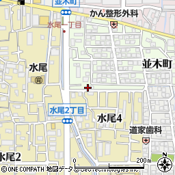 大阪府茨木市並木町8-40周辺の地図
