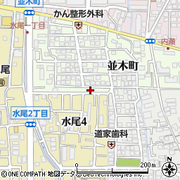 大阪府茨木市並木町8-30周辺の地図