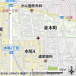 大阪府茨木市並木町8-29周辺の地図