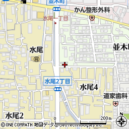大阪府茨木市並木町8-44周辺の地図