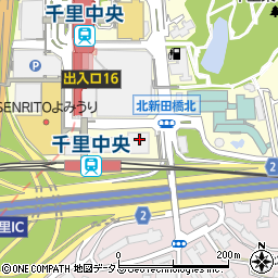 甘太郎 千里中央店周辺の地図