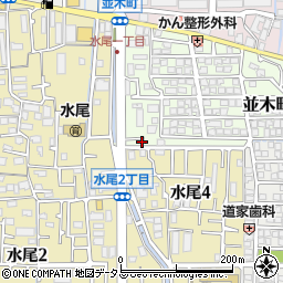 大阪府茨木市並木町8-43周辺の地図