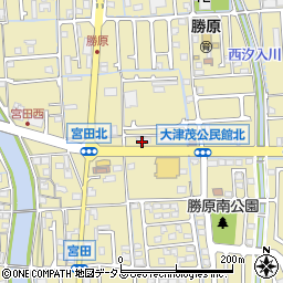 ラセーヌ宮田店周辺の地図