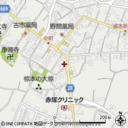 三重県津市芸濃町椋本770-1周辺の地図