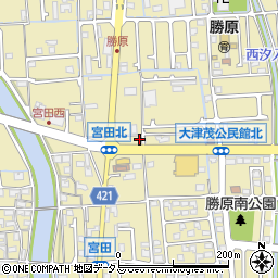 兵庫県姫路市勝原区宮田185-6周辺の地図
