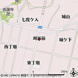 愛知県西尾市吉良町饗庭刈谷前周辺の地図