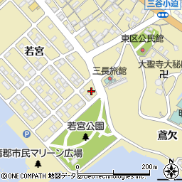 愛知県蒲郡市三谷町若宮241周辺の地図