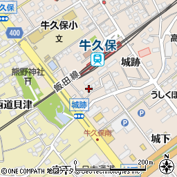 愛知県豊川市牛久保町城跡81周辺の地図
