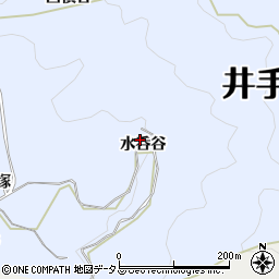 京都府井手町（綴喜郡）多賀（水呑谷）周辺の地図