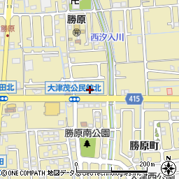 兵庫県姫路市勝原区宮田122周辺の地図