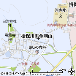 兵庫県たつの市揖保川町金剛山561周辺の地図