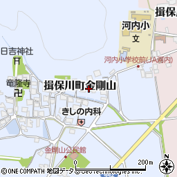 兵庫県たつの市揖保川町金剛山560周辺の地図