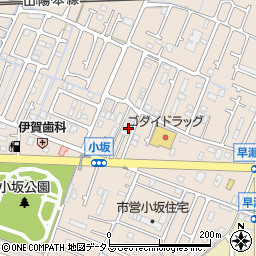兵庫県姫路市広畑区小坂33周辺の地図