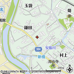 ファミリーマート御津下佐脇店周辺の地図