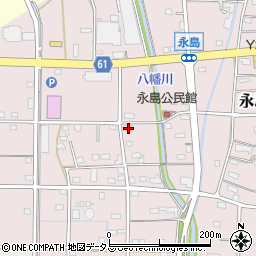 静岡県浜松市浜名区永島714周辺の地図