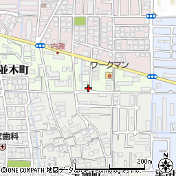 大阪府茨木市並木町20-13周辺の地図