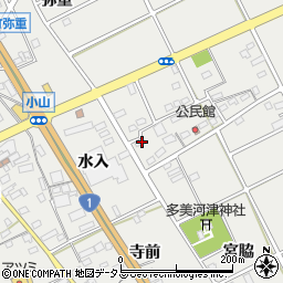 愛知県豊川市宿町中島90周辺の地図
