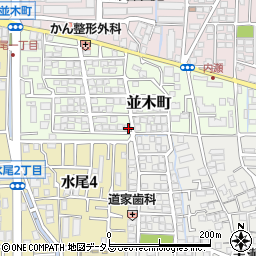 大阪府茨木市並木町9-11周辺の地図