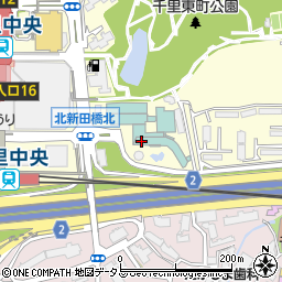 鉄板焼・フレンチ・和洋会席 ボナージュ 千里阪急ホテル周辺の地図