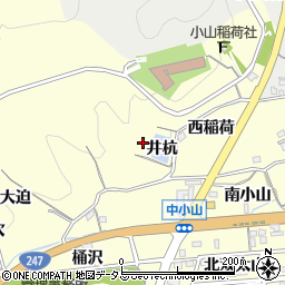 愛知県蒲郡市形原町井杭周辺の地図
