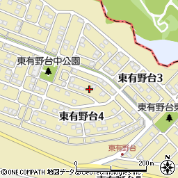 兵庫県神戸市北区東有野台4丁目11周辺の地図