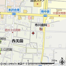静岡県浜松市浜名区西美薗2349周辺の地図