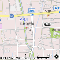静岡県浜松市浜名区永島659周辺の地図