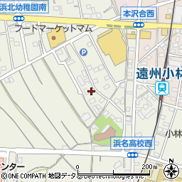 静岡県浜松市浜名区小林1304-1周辺の地図