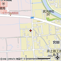 兵庫県姫路市勝原区宮田547-3周辺の地図