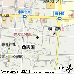 静岡県浜松市浜名区西美薗2355周辺の地図