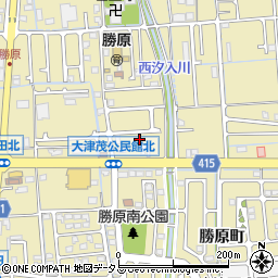 兵庫県姫路市勝原区宮田126-19周辺の地図