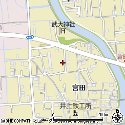 兵庫県姫路市勝原区宮田576周辺の地図