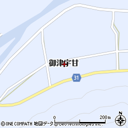 岡山県岡山市北区御津宇甘周辺の地図