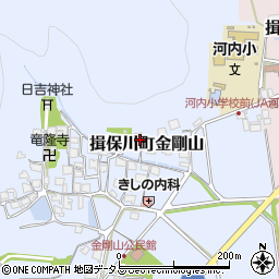 兵庫県たつの市揖保川町金剛山562周辺の地図