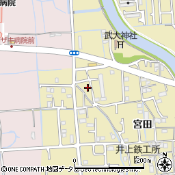 兵庫県姫路市勝原区宮田540-1周辺の地図