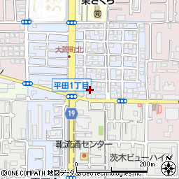 大阪府茨木市大同町2周辺の地図