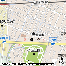 兵庫県姫路市広畑区小坂58-12周辺の地図